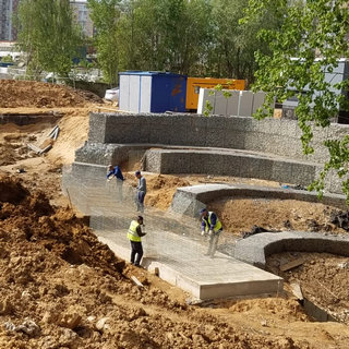 Устройство габионов