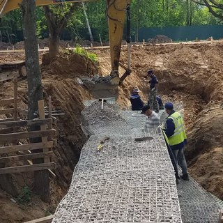 Устройство габионов