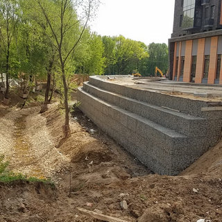 Устройство габионов