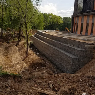 Устройство габионов