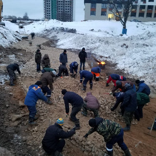 Устройство габионов