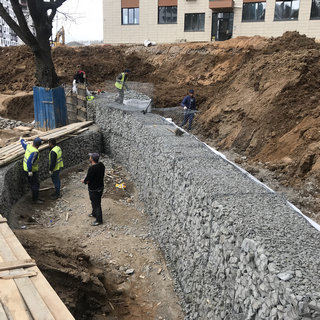Устройство габионов