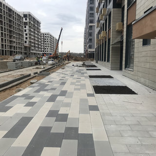 Укладка тротуарной плитки