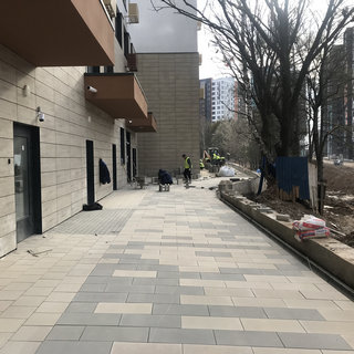 Укладка тротуарной плитки