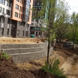 Устройство габионов