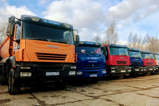 Аренда самосвалов IVECO в Москве