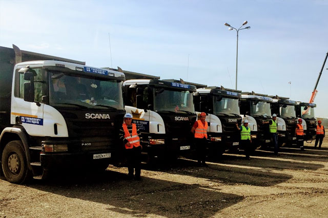 Аренада самосвалов SCANIA в Москве